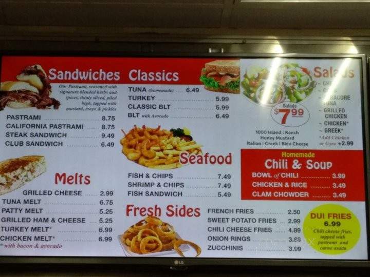 Victory Diner - Orange, CA menu_pic