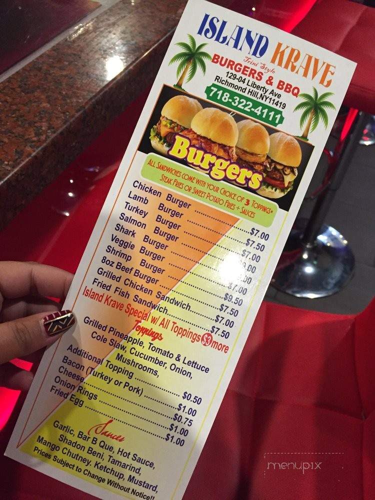 Island Krave - South Richmond Hill, NY menu_pic