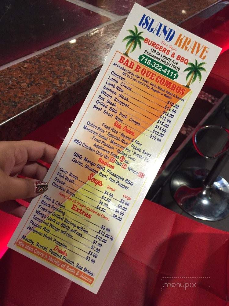 Island Krave - South Richmond Hill, NY menu_pic