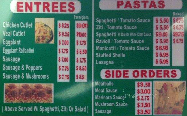 My Place Pizza - Bronx, NY menu_pic