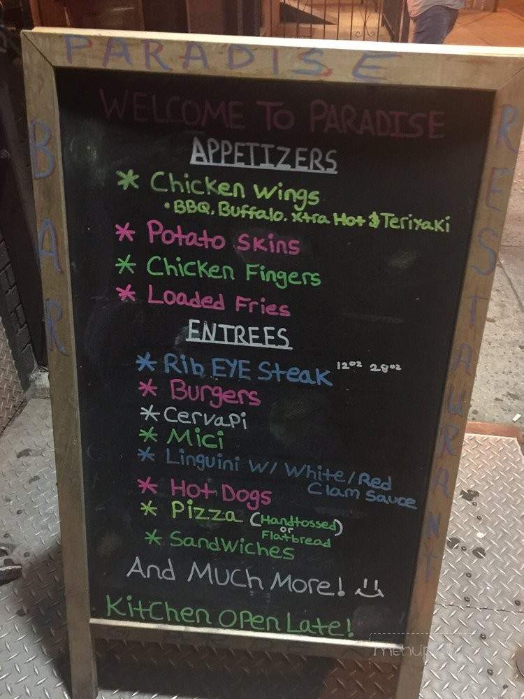 Paradise - Ridgewood, NY menu_pic