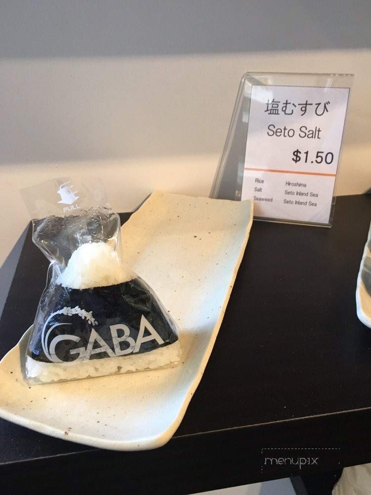 Omusubi Gaba - Honolulu, HI menu_pic