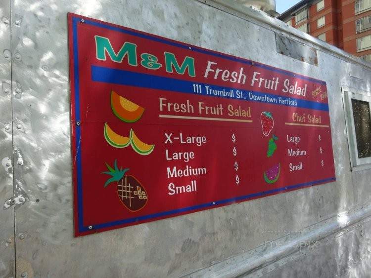 M & M Fresh Fruit Salad - Hartford, CT menu_pic