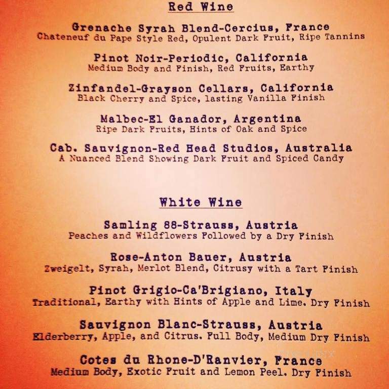 Circa 1888 - Raleigh, NC menu_pic