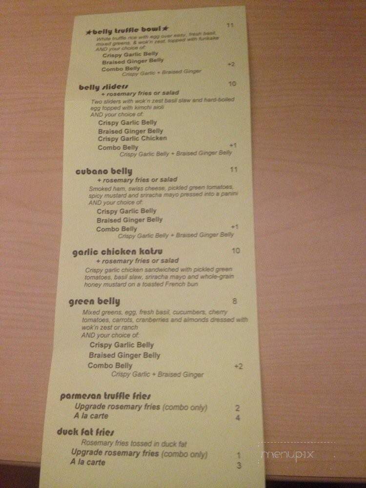 Belly Flop - Los Angeles, CA menu_pic