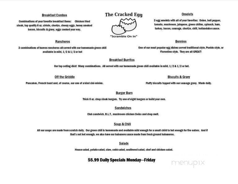 The Cracked Egg - Milliken, CO menu_pic