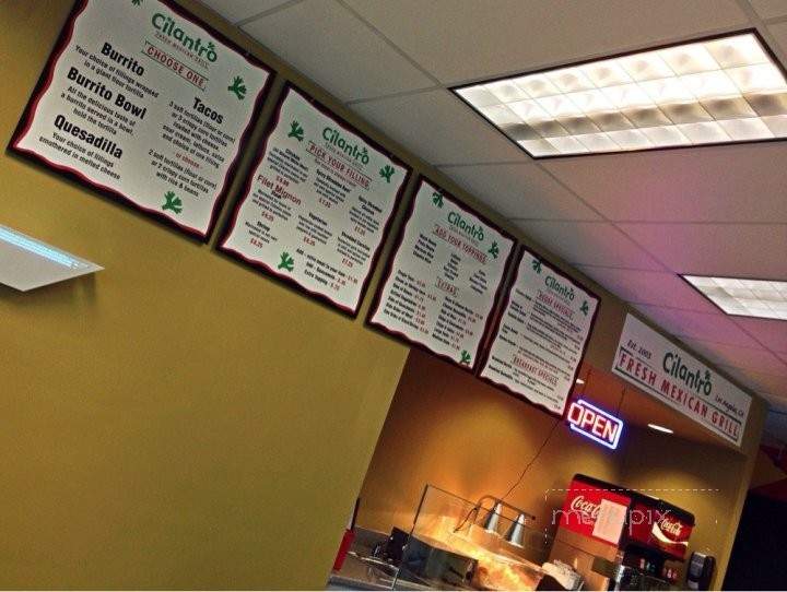 Cilantro Fresh Mexican Grill - Livermore, CA menu_pic