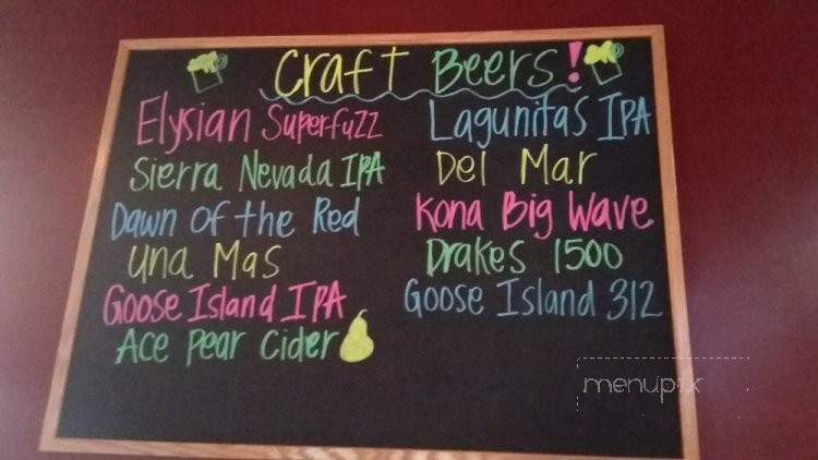The Cave Sports Bar - Anaheim, CA menu_pic