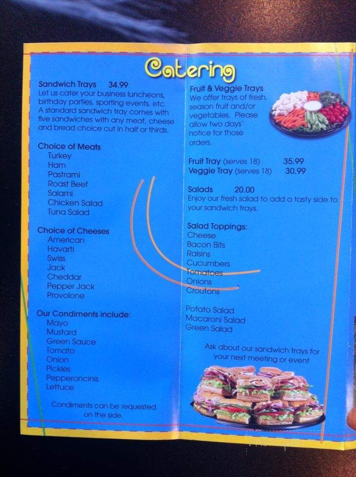 G'Day Deli - Loomis, CA menu_pic
