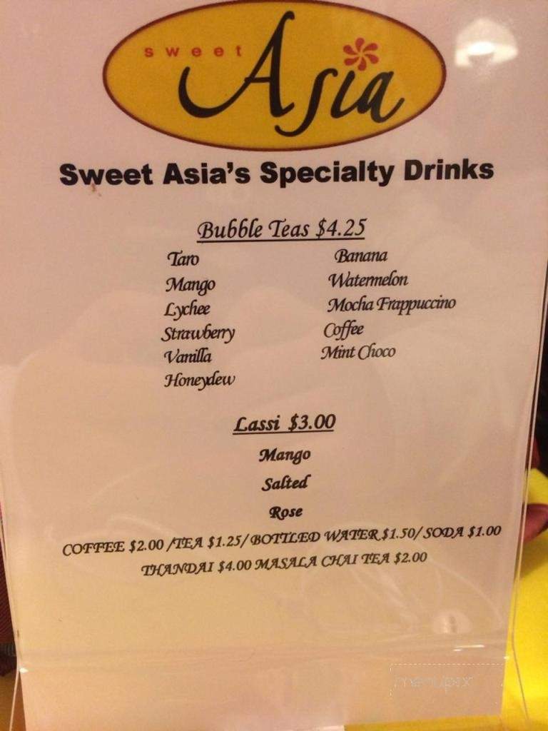 Sweet Asia - Jersey City, NJ menu_pic