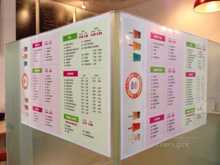 Boba King - Los Angeles, CA menu_pic