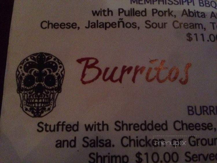 Voodoo Cantina - Biloxi, MS menu_pic