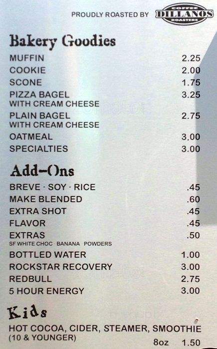 The Bean Tree - Puyallup, WA menu_pic