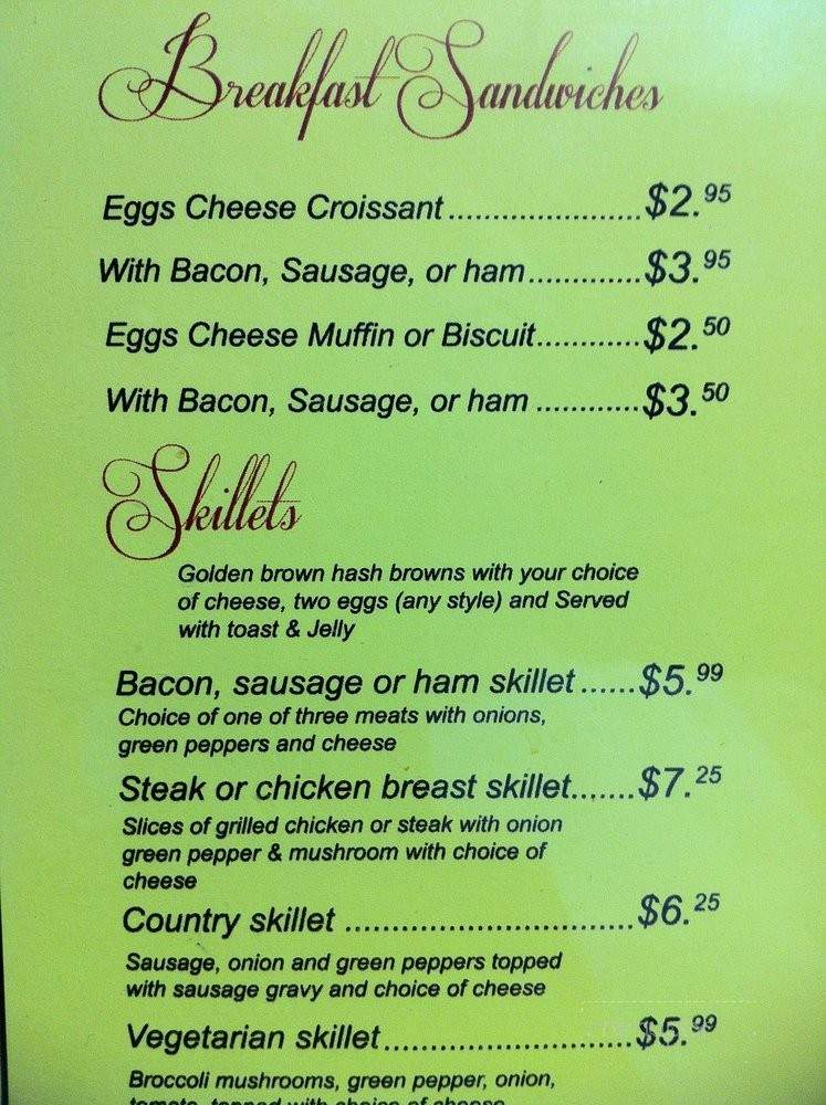 Berne Dining Family Restaurant - Berne, IN menu_pic