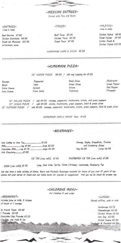 Calabria Restaurant - Elkhorn, WI menu_pic