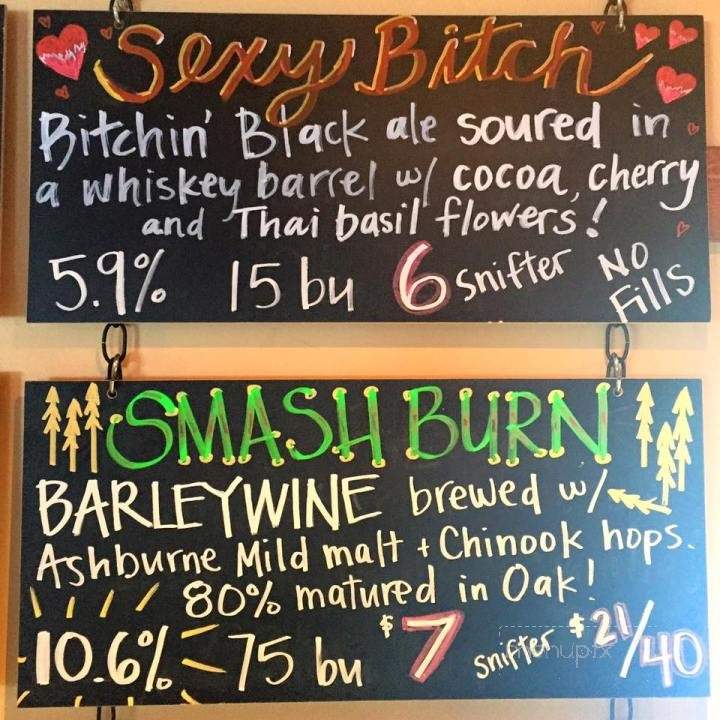 Bonsai Brewing Project - Whitefish, MT menu_pic