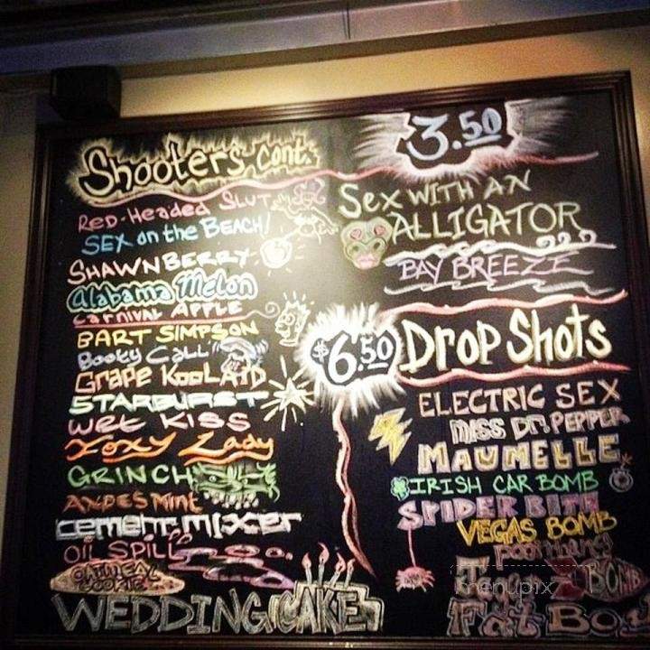 Shotz - Fayetteville, AR menu_pic