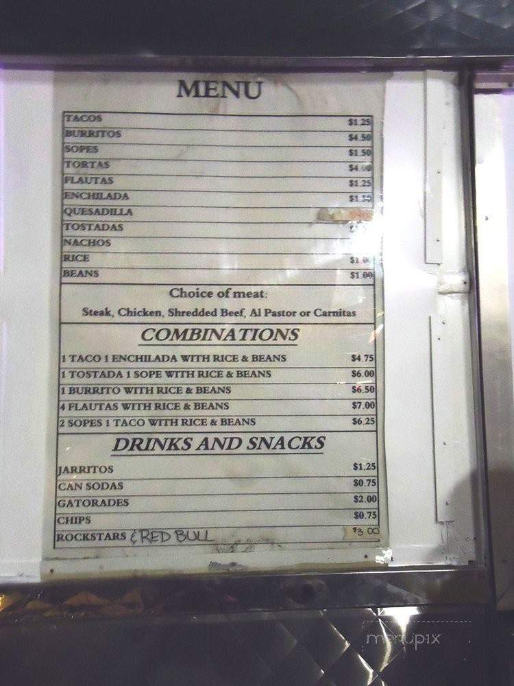 Taqueria Las Piedritas - Portland, OR menu_pic