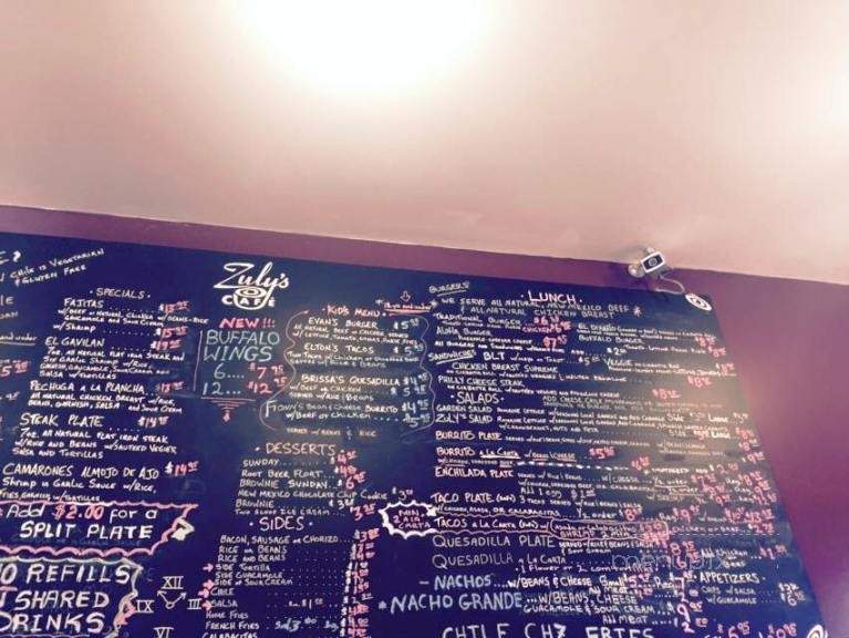Zuly's Cafe - Dixon, NM menu_pic
