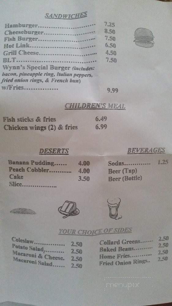 Wynn's Seafood and Barbecue - Pinole, CA menu_pic
