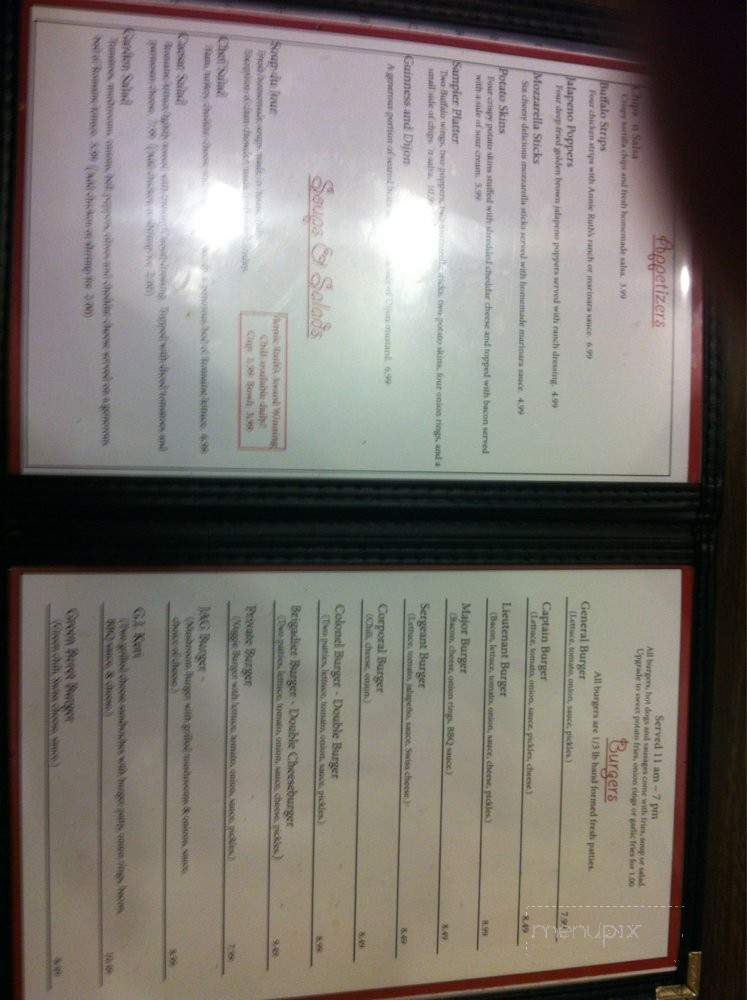 Annie Ruth's - Challenge-Brownsville, CA menu_pic