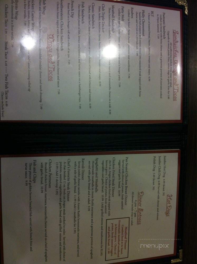 Annie Ruth's - Challenge-Brownsville, CA menu_pic