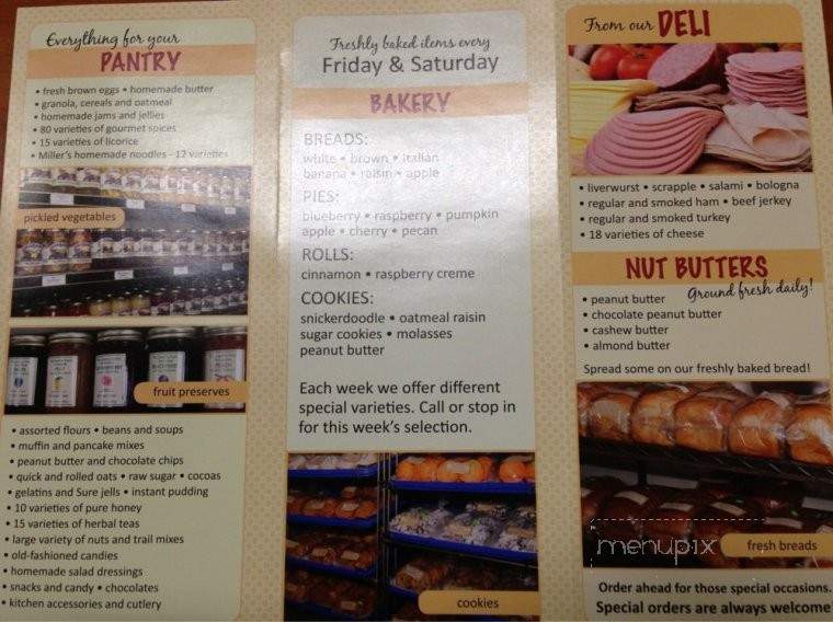 Millers Bulk Food Bakery - Medina, NY menu_pic