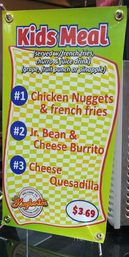 Kingbertos Mexican Food - Phoenix, AZ menu_pic
