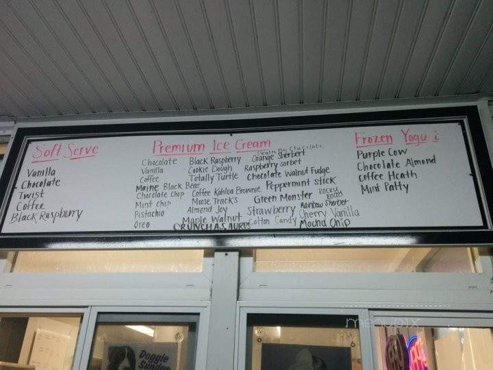 Dunlap's Ice Cream - Seabrook, NH menu_pic