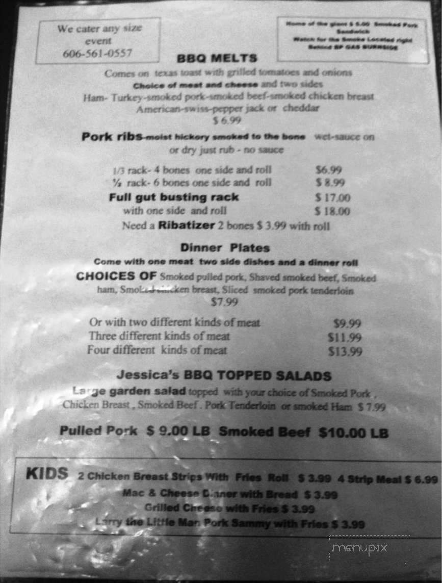 Fatman's Fire Pit BBQ - Somerset, KY menu_pic