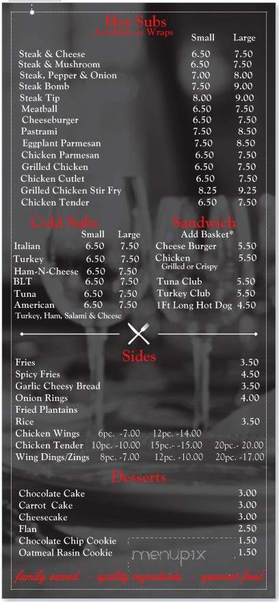 Antonio's Pizzeria - Dorchester, MA menu_pic