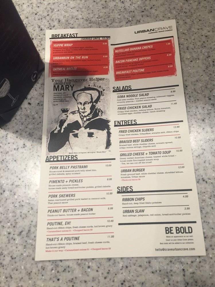 Urban Crave - Jamaica, NY menu_pic