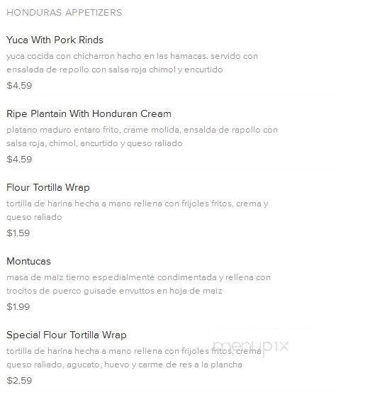 /250126088/Las-Hamacas-Honduran-Restaurant-Menu-Houston-TX - Houston, TX