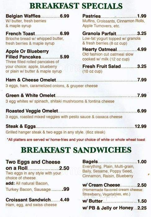 Spot Gourmet Cafe & Food - Long Island City, NY menu_pic