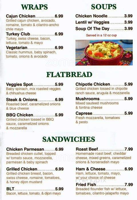 Spot Gourmet Cafe & Food - Long Island City, NY menu_pic