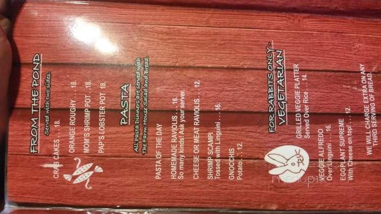 Farm - Adena, OH menu_pic
