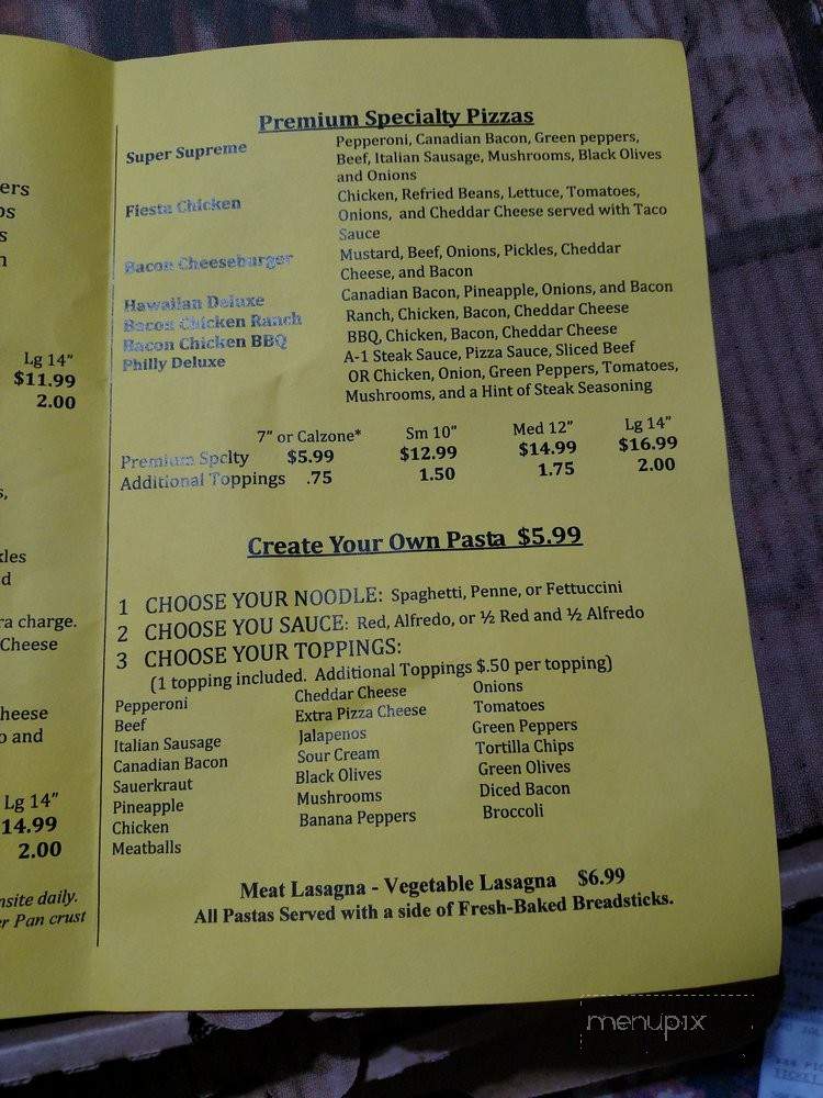 Tossed n Sauced Pizza - Abilene, KS menu_pic