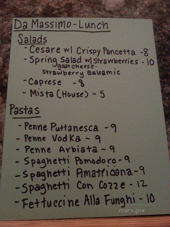 Da Massimo Ristorante Italiano - Hartsville, SC menu_pic