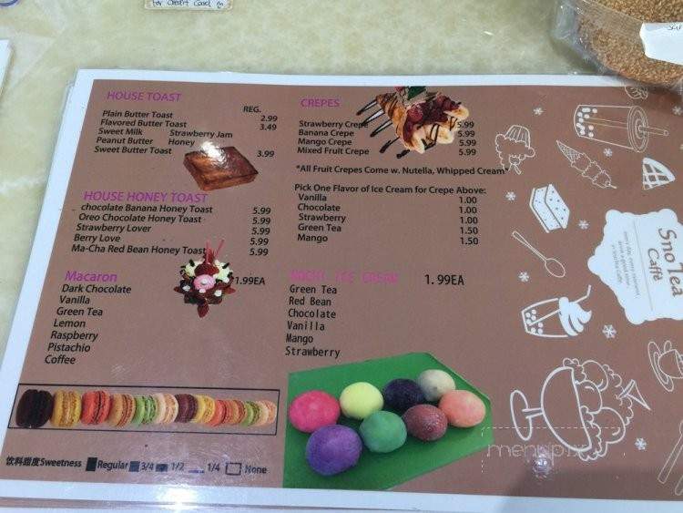 SnoTea Caffe - Groton, CT menu_pic