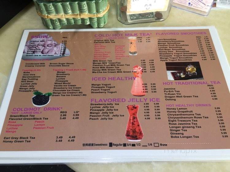 SnoTea Caffe - Groton, CT menu_pic