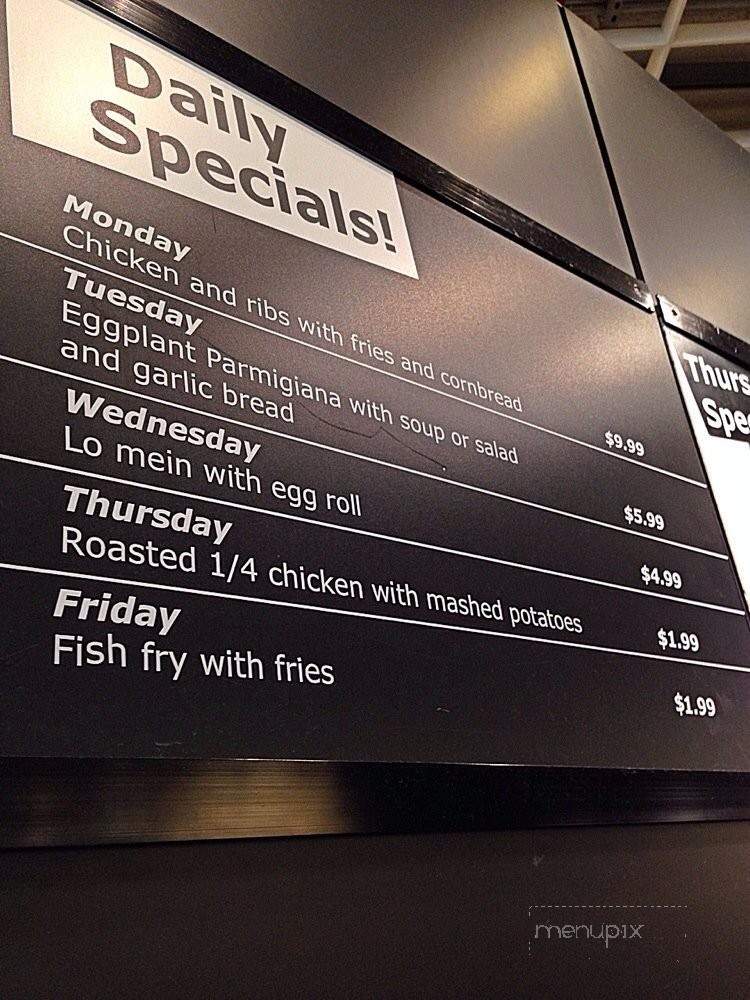 IKEA Restaurant - Paramus, NJ menu_pic