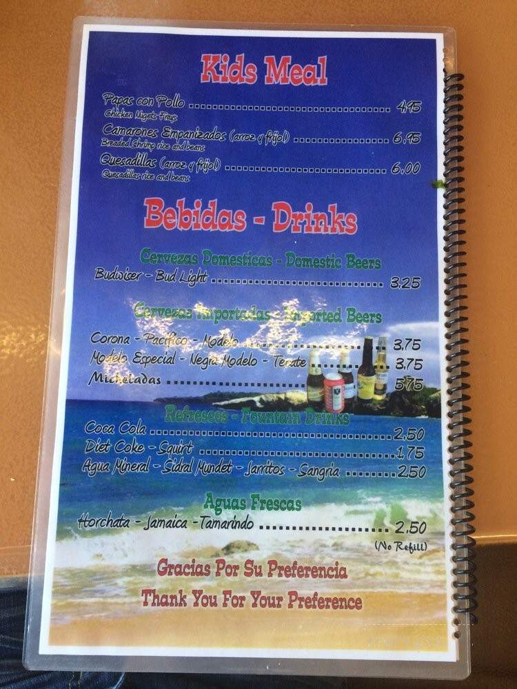 Seafood Islitas De Nayarit - Sacramento, CA menu_pic