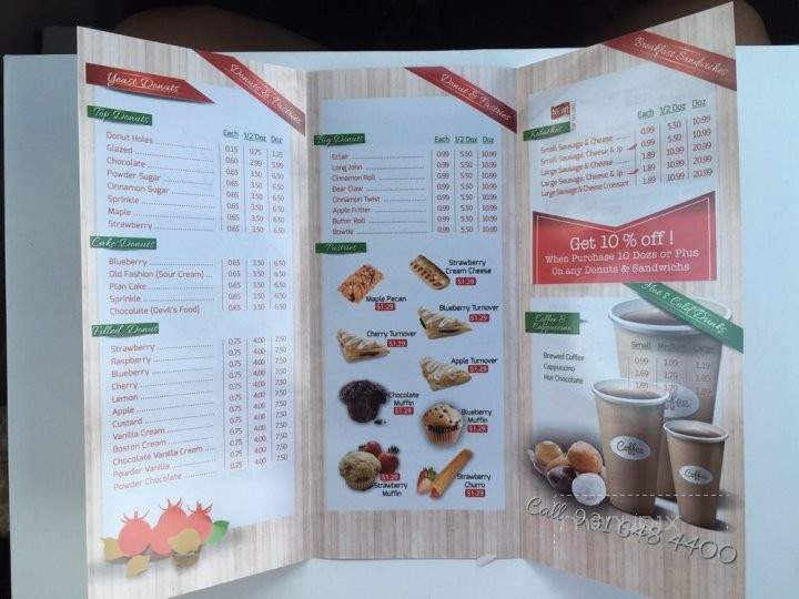 Best Donut Shop - Clarksville, TN menu_pic