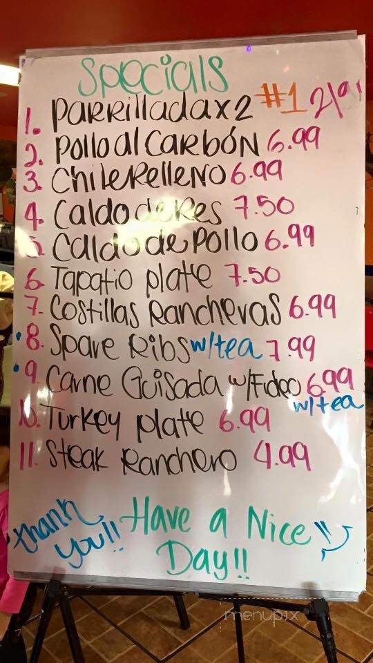 Los Nortenos Mexican Restaurant - Harlingen, TX menu_pic