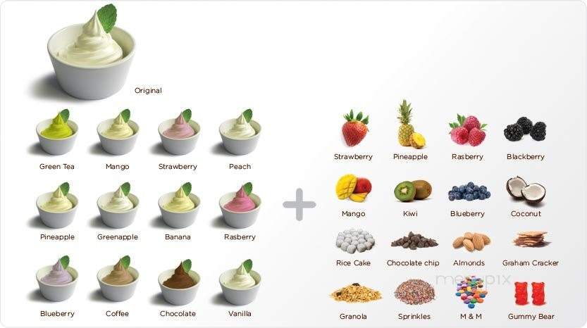 By Berries Frozen Yogurt - Bellaire, TX menu_pic