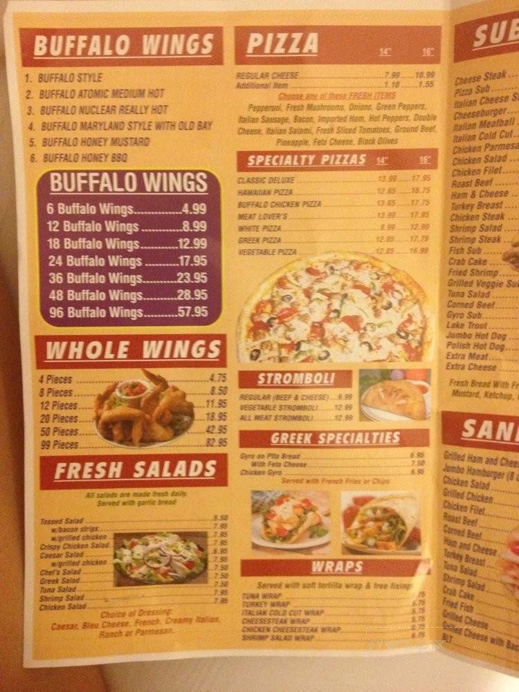 Brother's Pizza - Baltimore, MD menu_pic