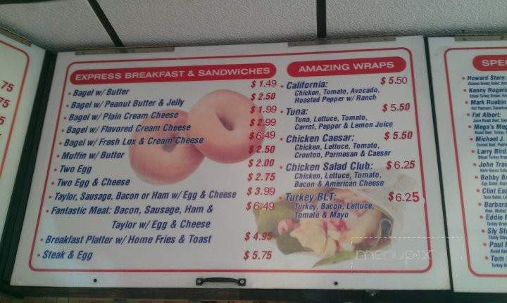 M & J Hot Bagel & Deli - North Bergen, NJ menu_pic