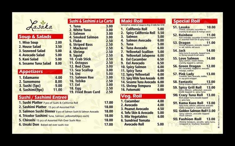 /251086216/Lasaka-A-Taste-Of-Sushi-Paramus-NJ - Paramus, NJ