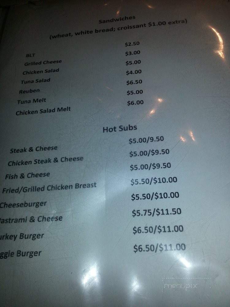 MLK Deli - Washington, DC menu_pic