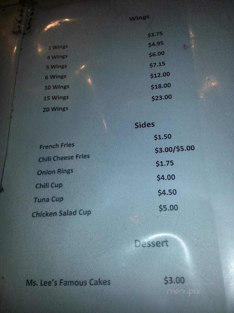 MLK Deli - Washington, DC menu_pic